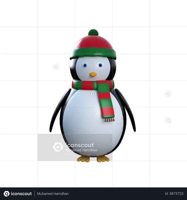 Penguin  3D Icon