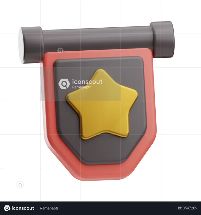 Pennant  3D Icon