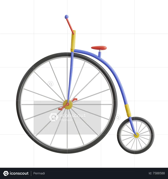 Penny Bike  3D Icon