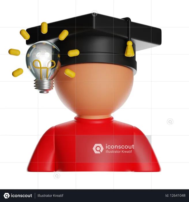 Pensamento  3D Icon