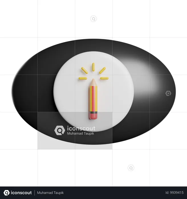 La pensée créative  3D Icon