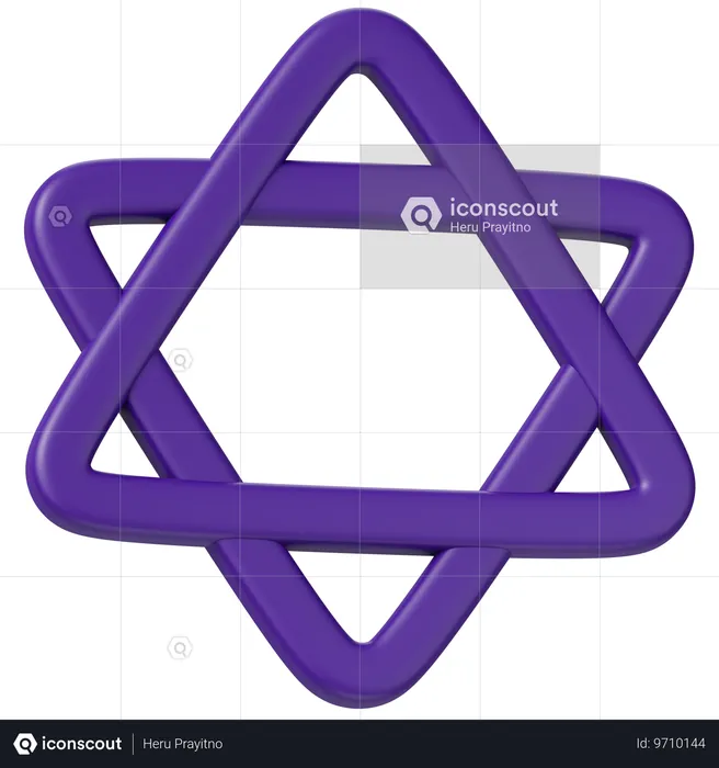 Pentagramm  3D Icon