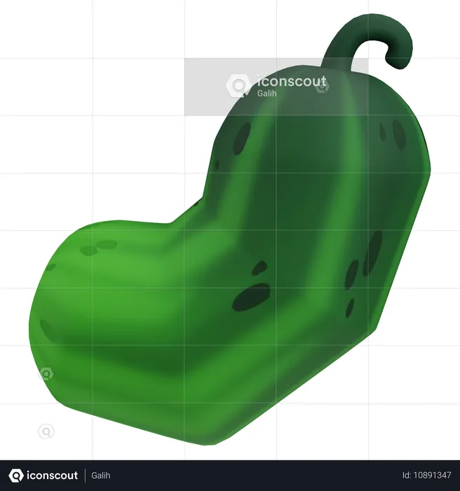 Pepino  3D Icon