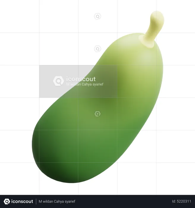 Pepino  3D Icon