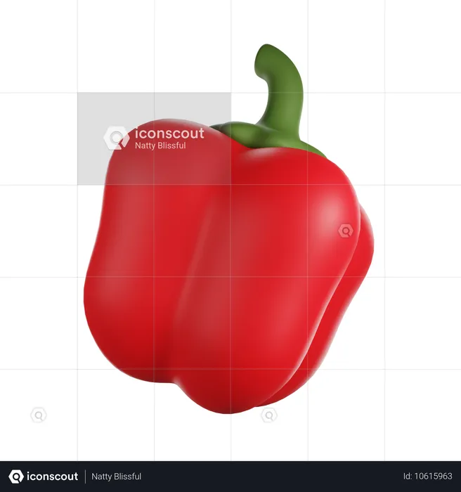 Pepper  3D Icon