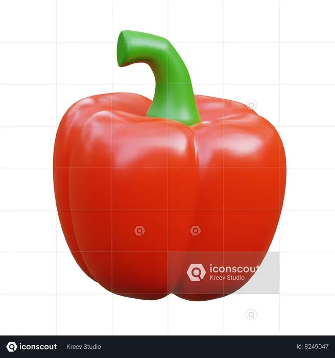 Pepper  3D Icon