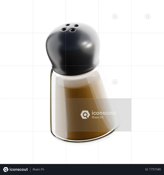 Pepper bottle  3D Icon