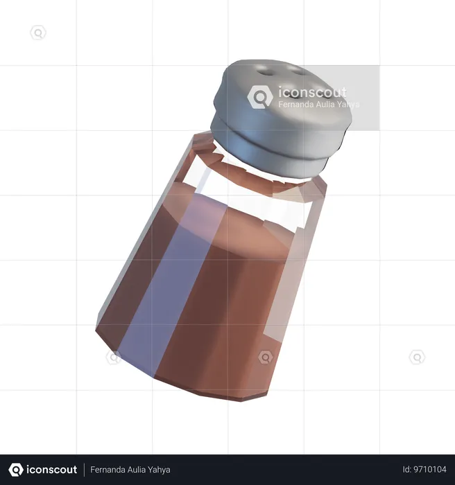 Pepper Shaker  3D Icon