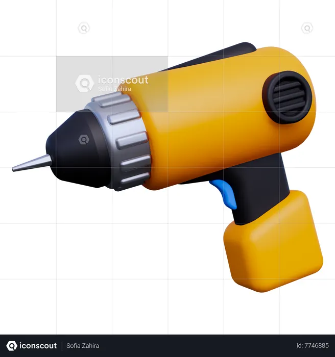 Perceuse électrique  3D Icon