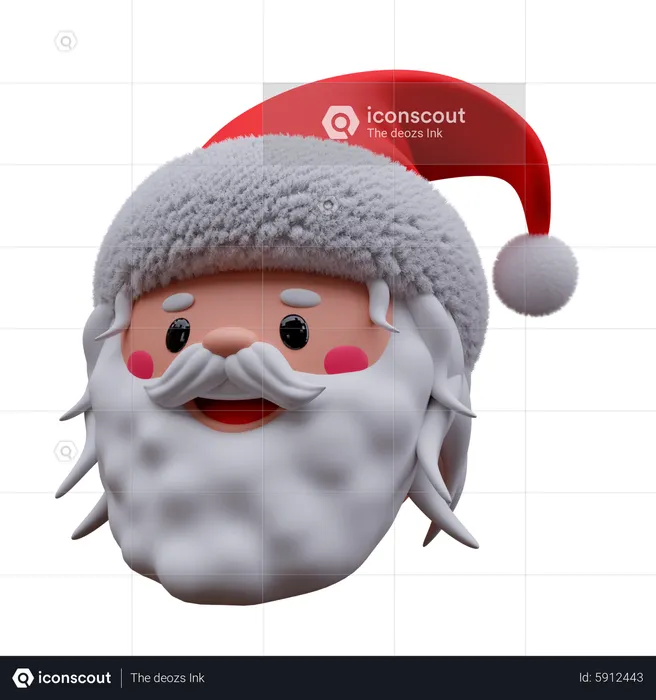 Le père Noël  3D Icon