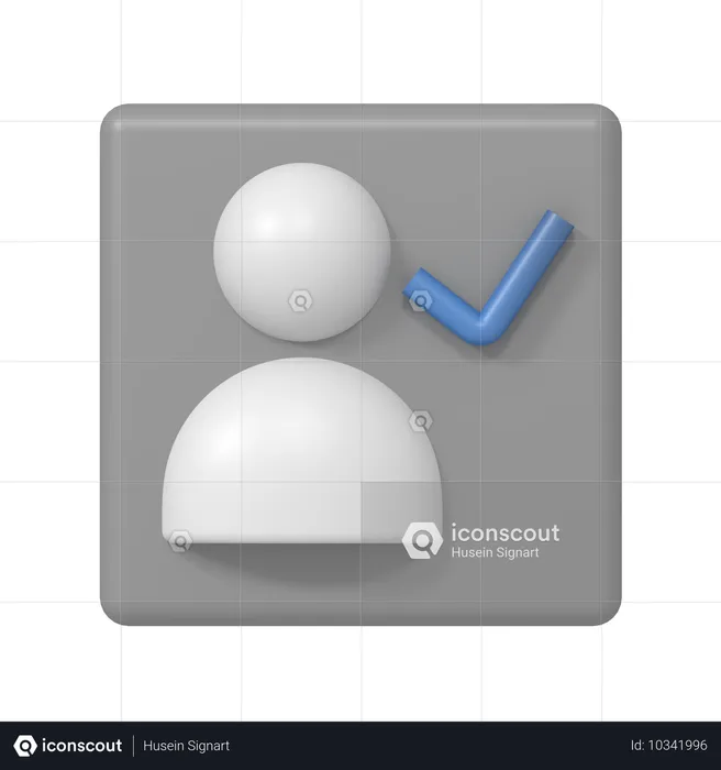 Perfil verificado  3D Icon