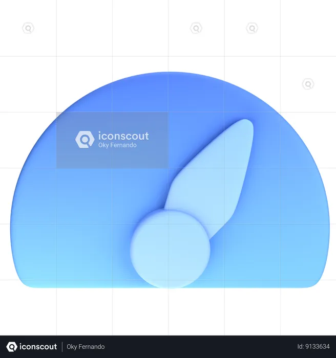 Performance Meter  3D Icon