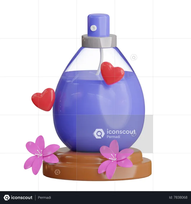 Perfume Bottle  3D Icon