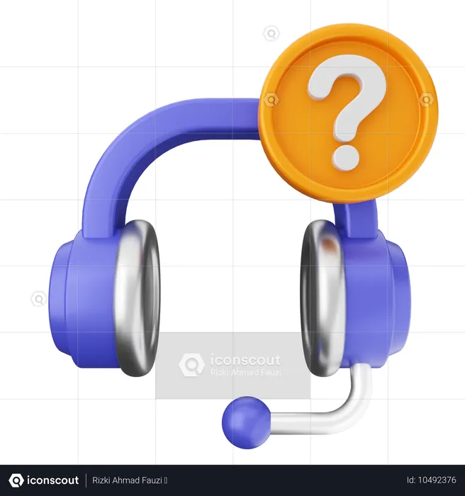 FAQ helpdesk  3D Icon