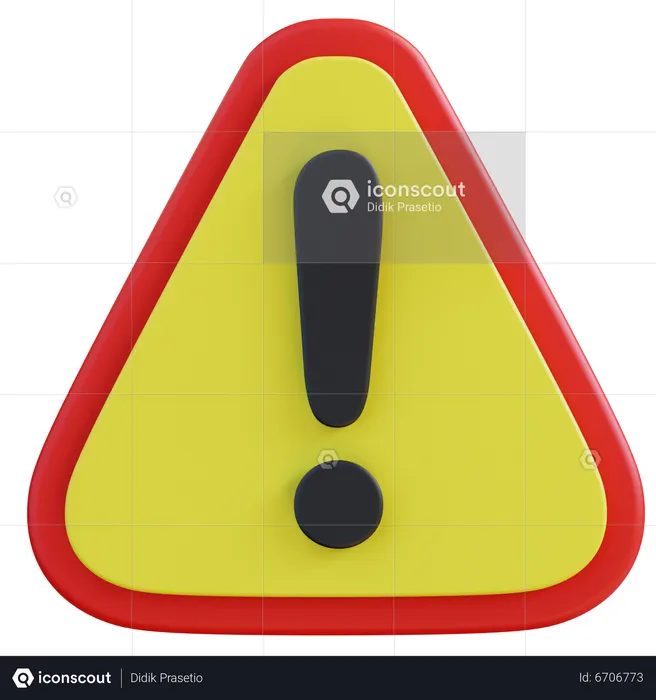 Perigo  3D Icon