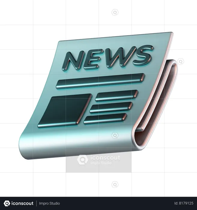 Periódico  3D Icon