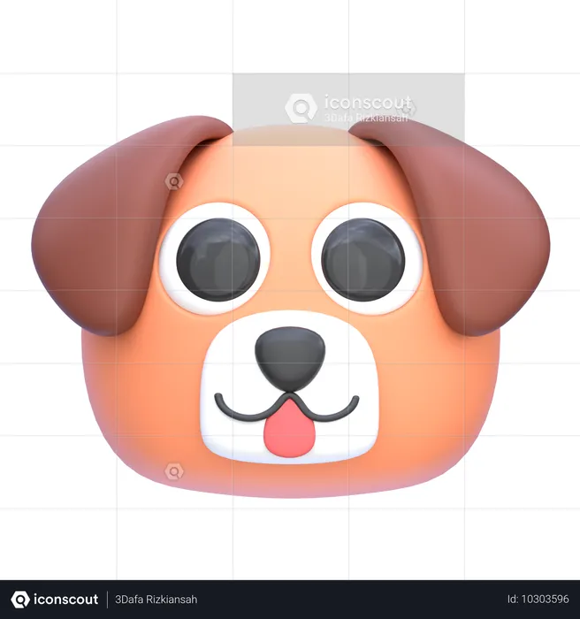 Perro  3D Icon