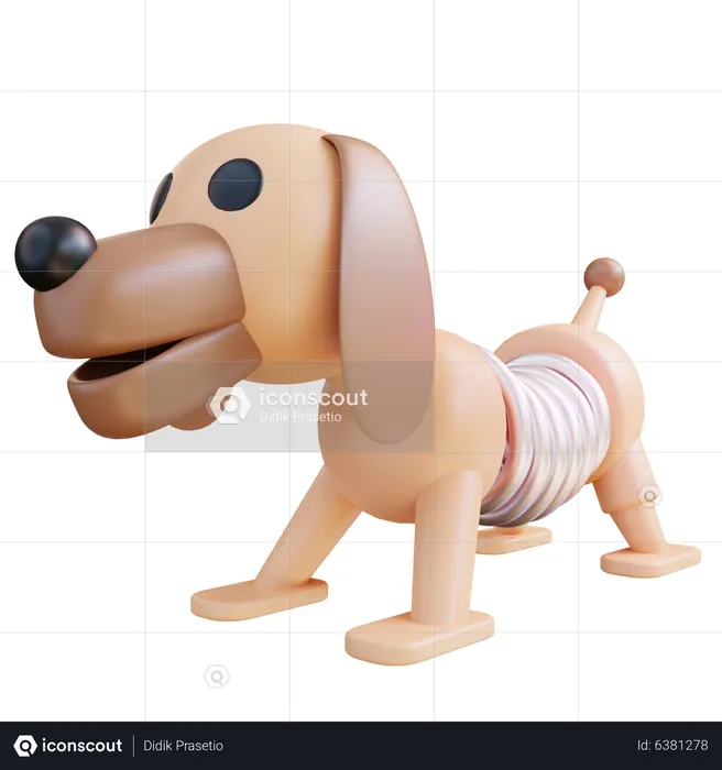 Perro de juguete  3D Icon