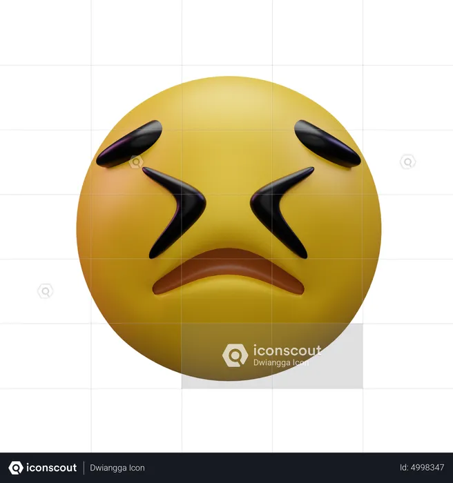 Persevering Emoji 3D Icon