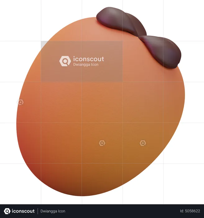 Persimmon  3D Icon