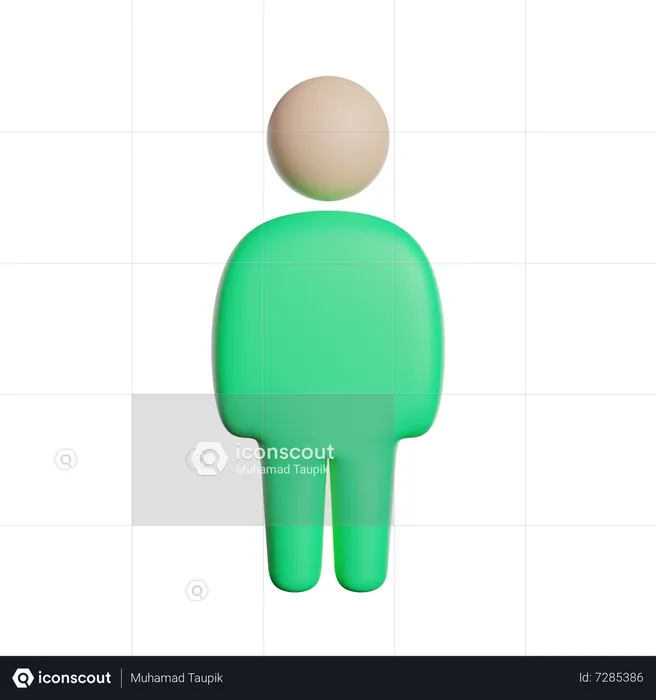 Person  3D Icon