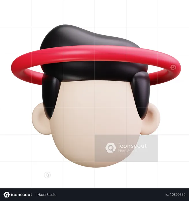 Person Headache  3D Icon