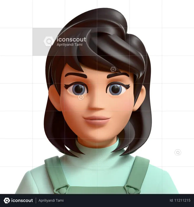 Personagens Femininas  3D Icon