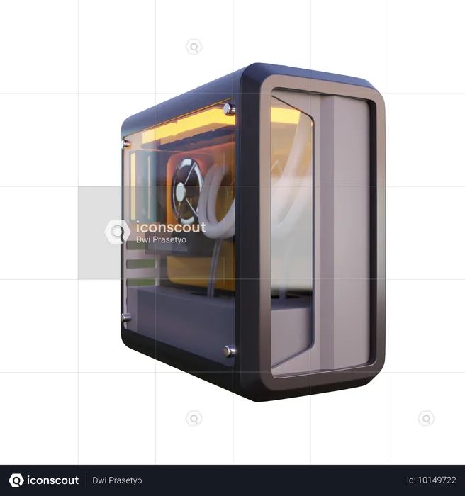 개인용 컴퓨터  3D Icon