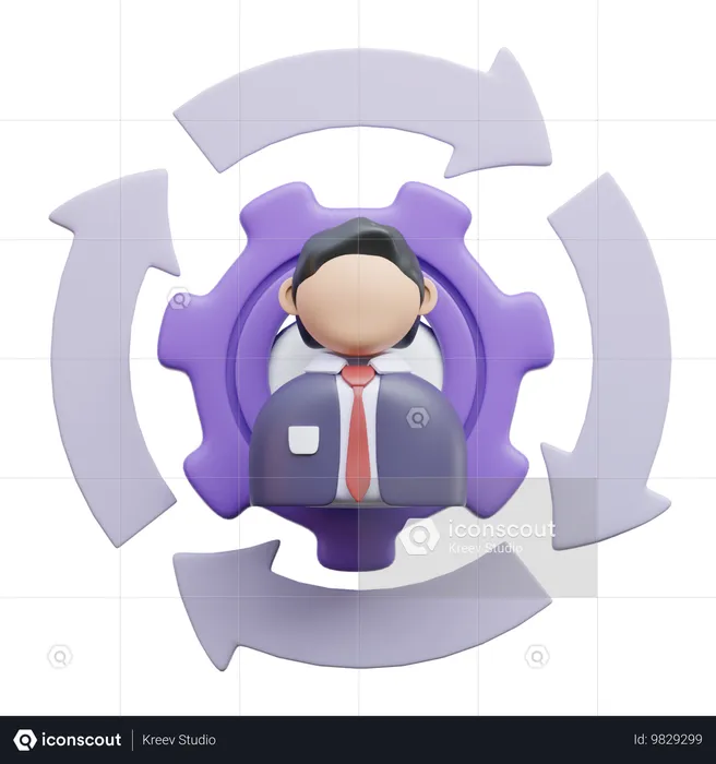 Personal Development  3D Icon