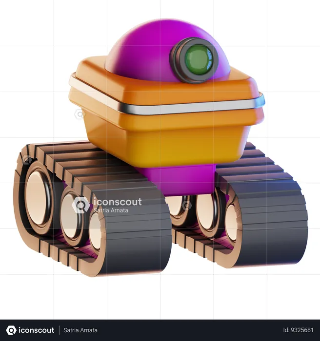 Personal droid  3D Icon