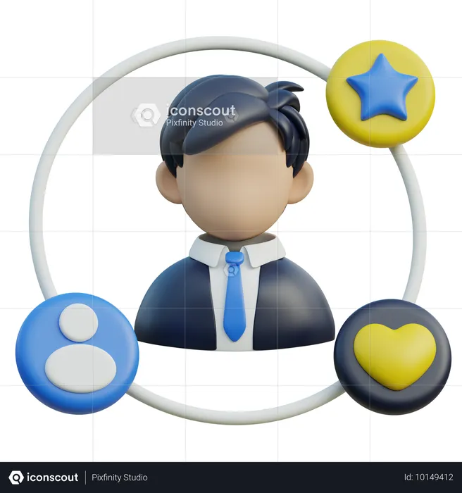 個人的価値  3D Icon