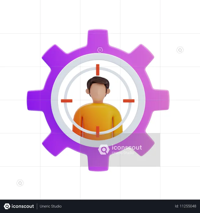 Personalization  3D Icon