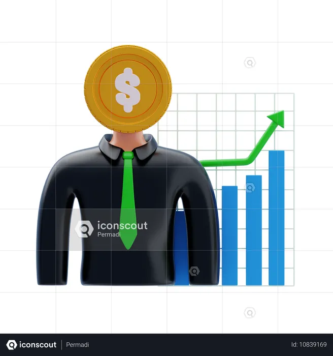 Personas con un alto patrimonio neto (HNWI)  3D Icon