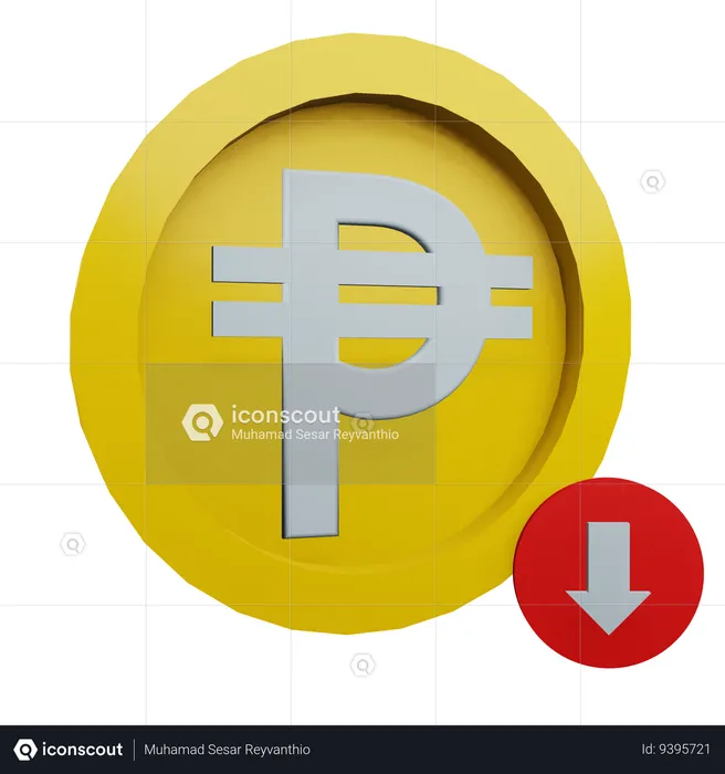 Peso  3D Icon