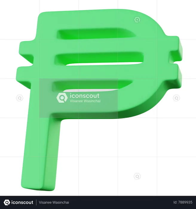 Peso  3D Icon