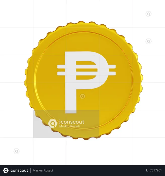 Peso da moeda  3D Icon