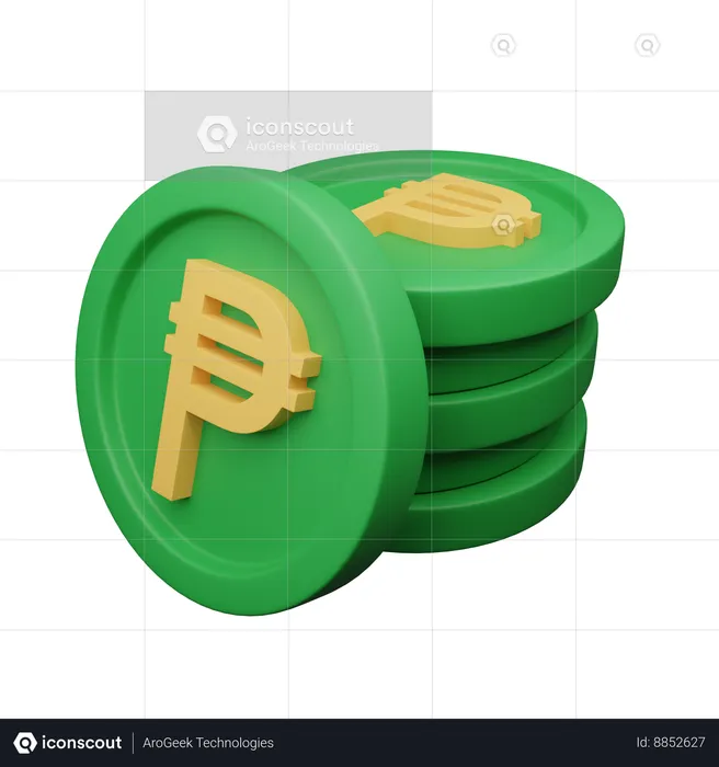 Peso mexicain  3D Icon