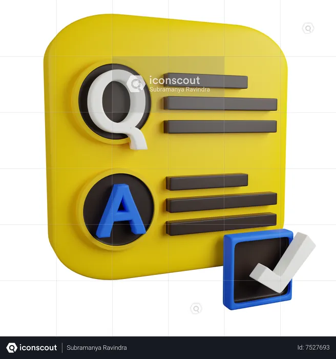 Pergunta e resposta da pesquisa  3D Icon