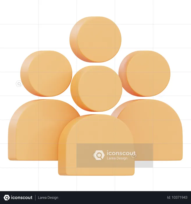 Pessoas  3D Icon