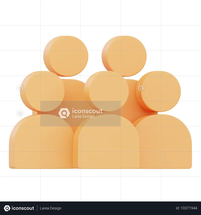 Pessoas  3D Icon