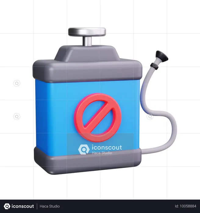 Pesticide  3D Icon