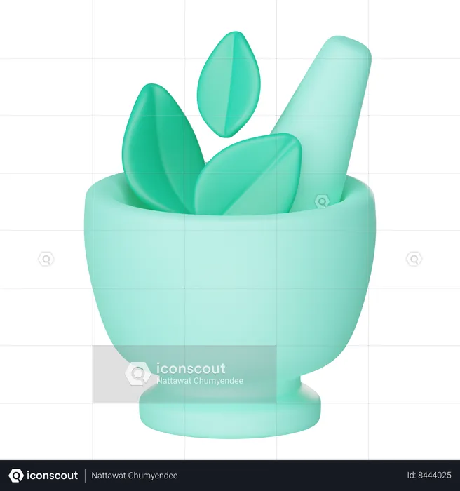 Pestle Bowl  3D Icon