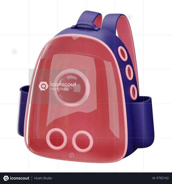 Pet Backpack  3D Icon