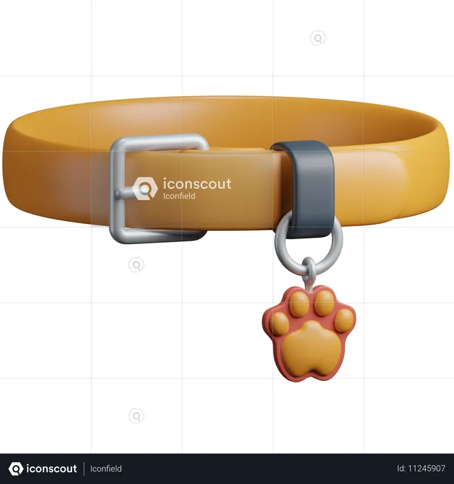 Pet Belt  3D Icon