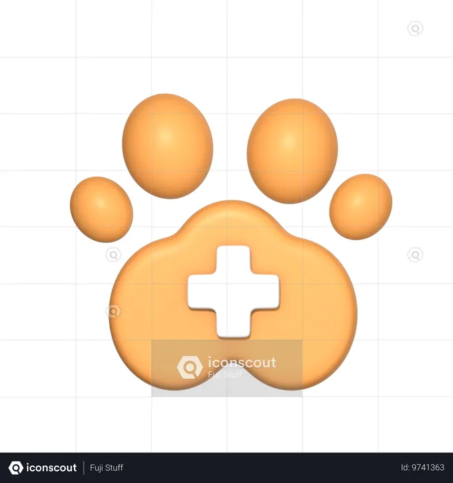 Pet care  3D Icon