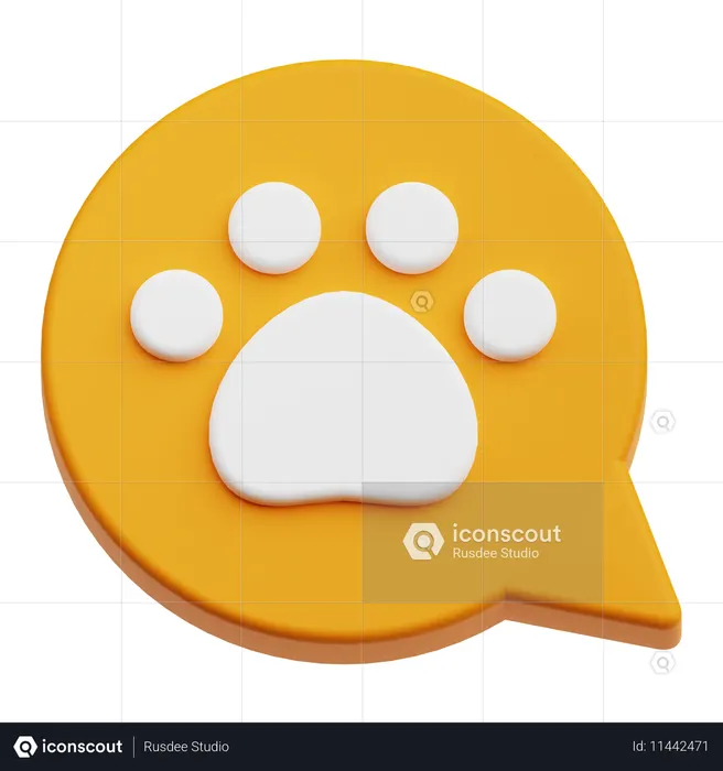 Pet Chat  3D Icon