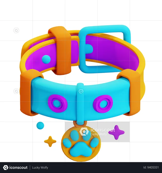 PET COLLAR 2  3D Icon