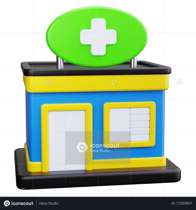 Pet Hospital  3D Icon