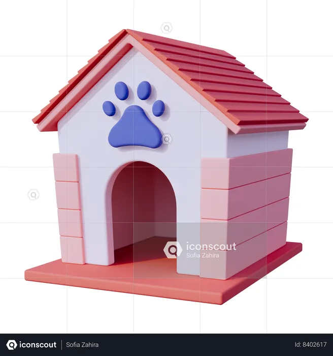 Pet House  3D Icon