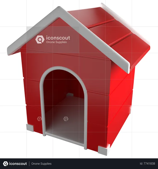 Pet House  3D Icon